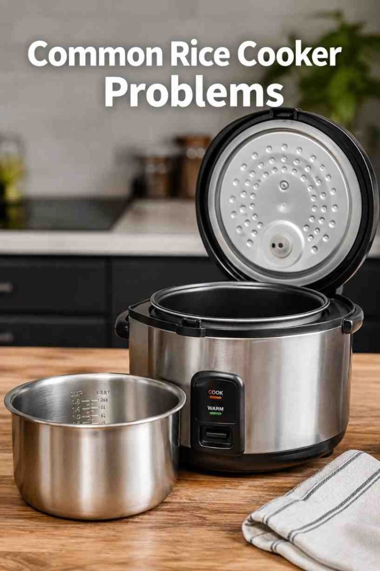 Solution to common rice cooker problems