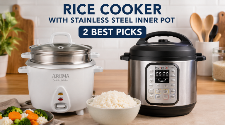 rice cooker with stainless steel inner pot